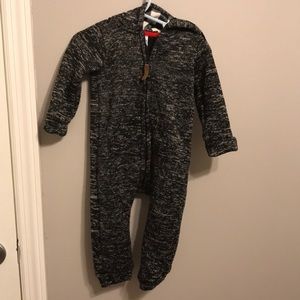 One piece winter outfit 18M dark grey